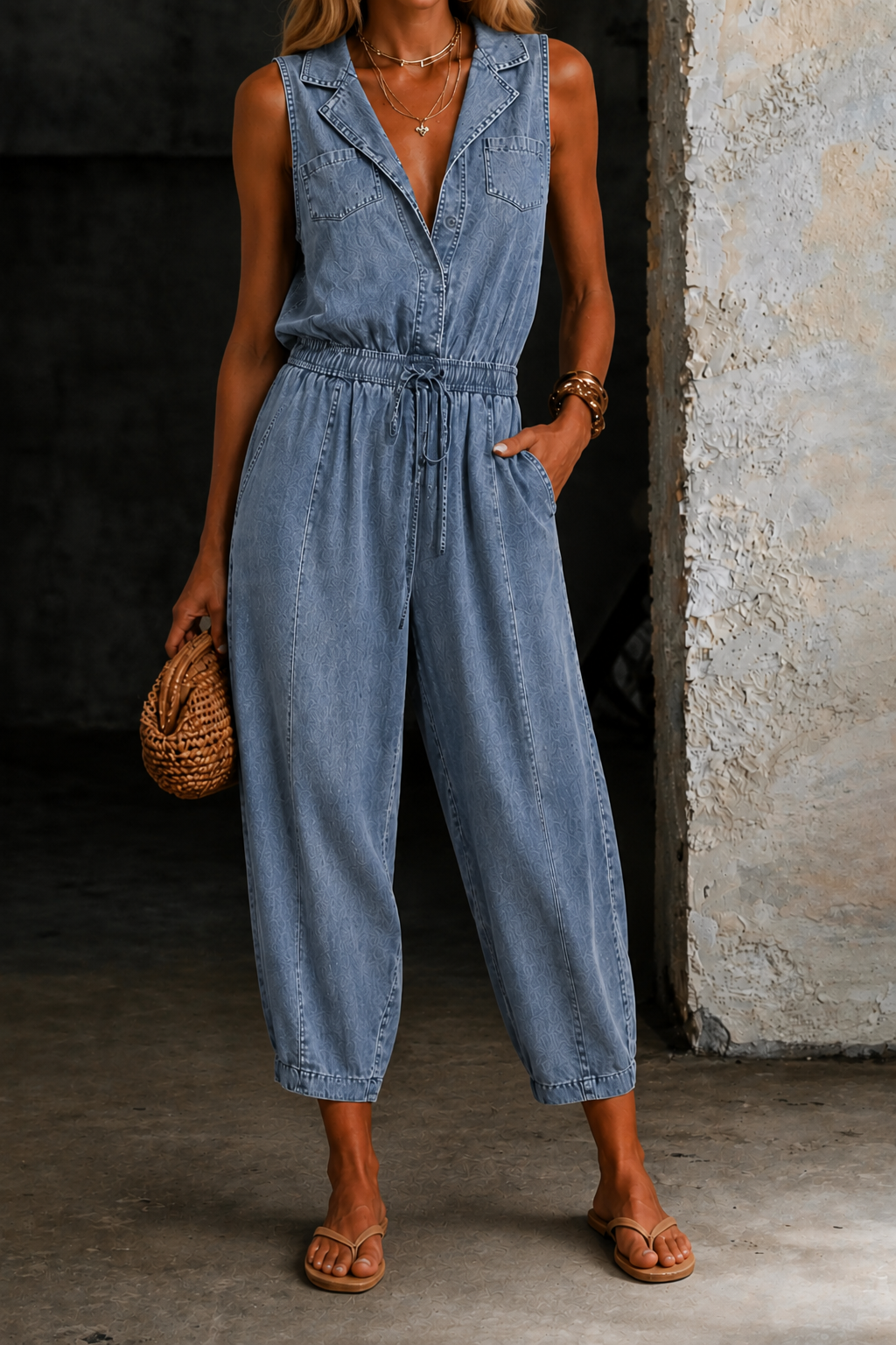 Rosalia Sleeveless Jumpsuit – Bella Taylor - New York