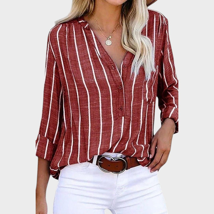 Débora | Striped Handmade Shirt