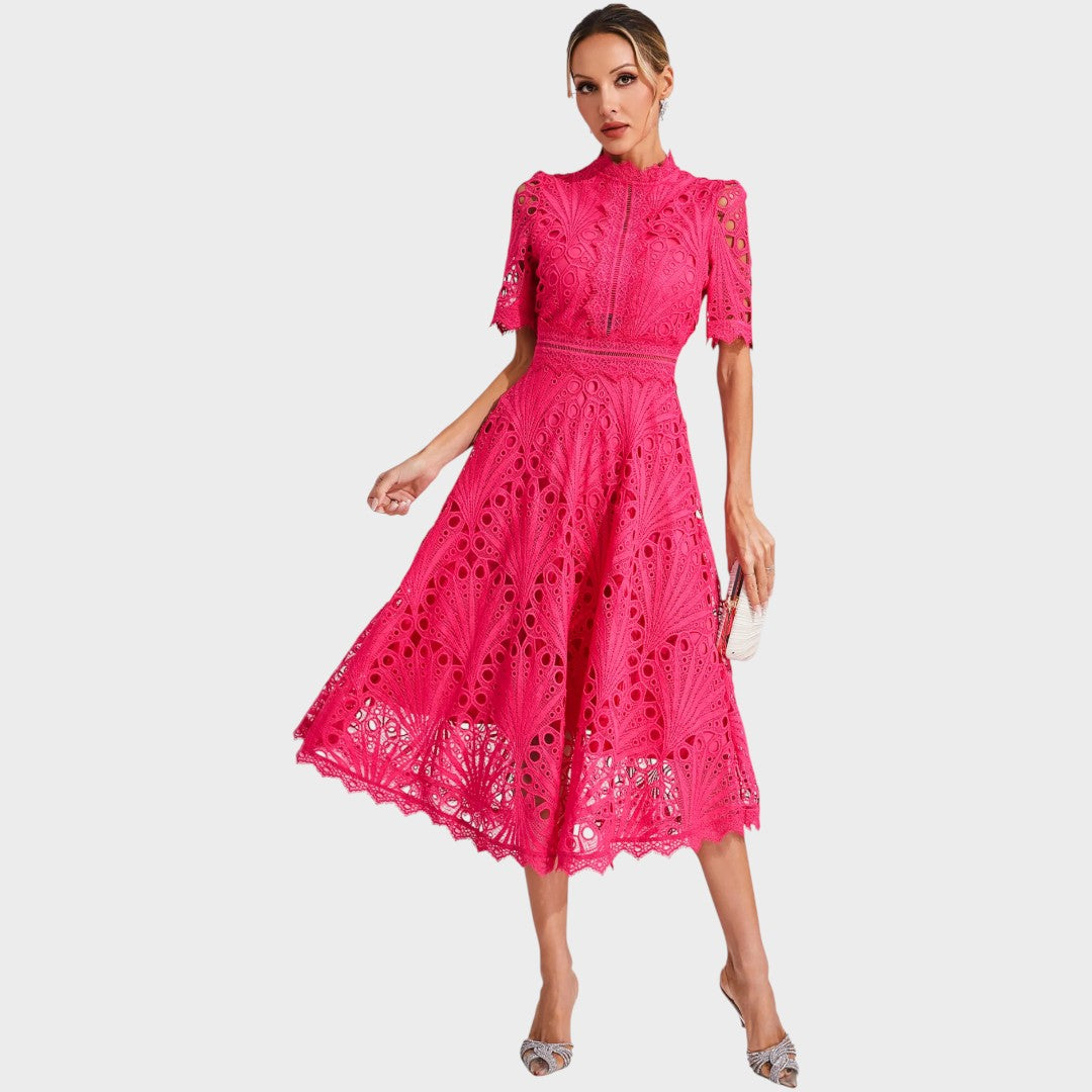 Carmen | Lace Midi Dress