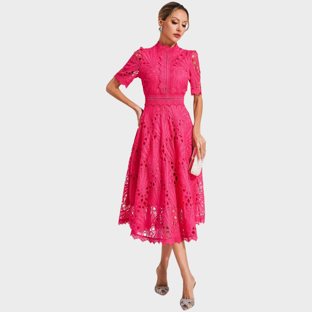 Carmen | Lace Midi Dress