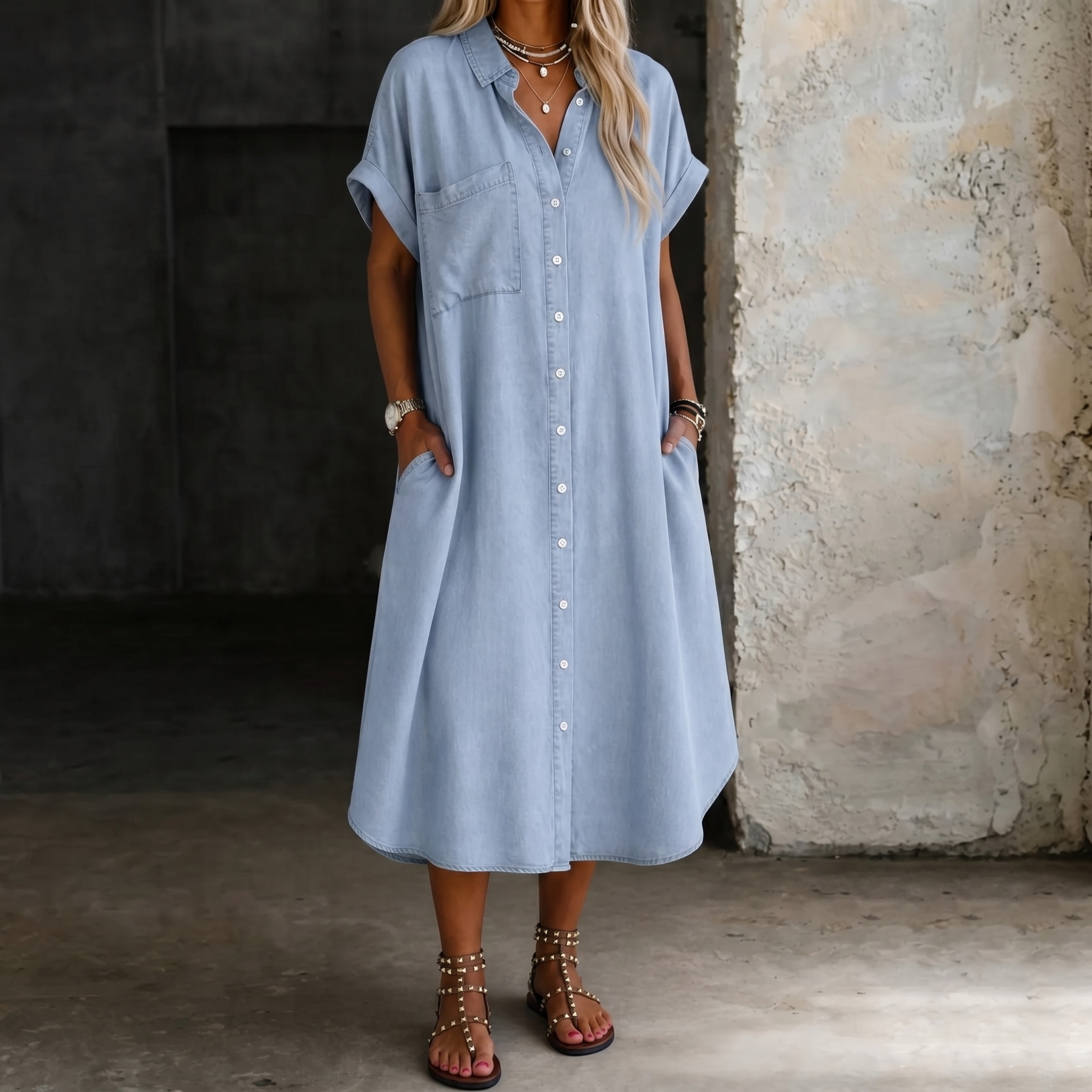 Karen Lightweight Shirt Dress – Bella Taylor - New York