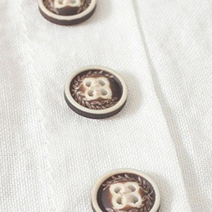 Mathilde | Short Sleeve Button-Up T-Shirt
