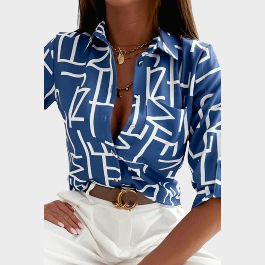 Maria | Blouse with Classic Collar