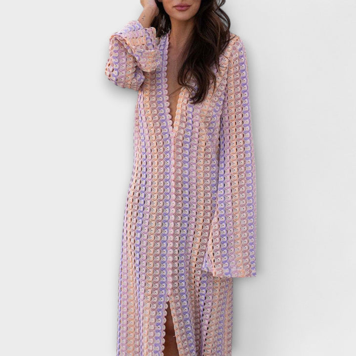 Elina | Maxi dress with V-neck and summer style