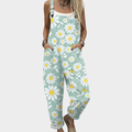 Fern Printed Overalls for Women