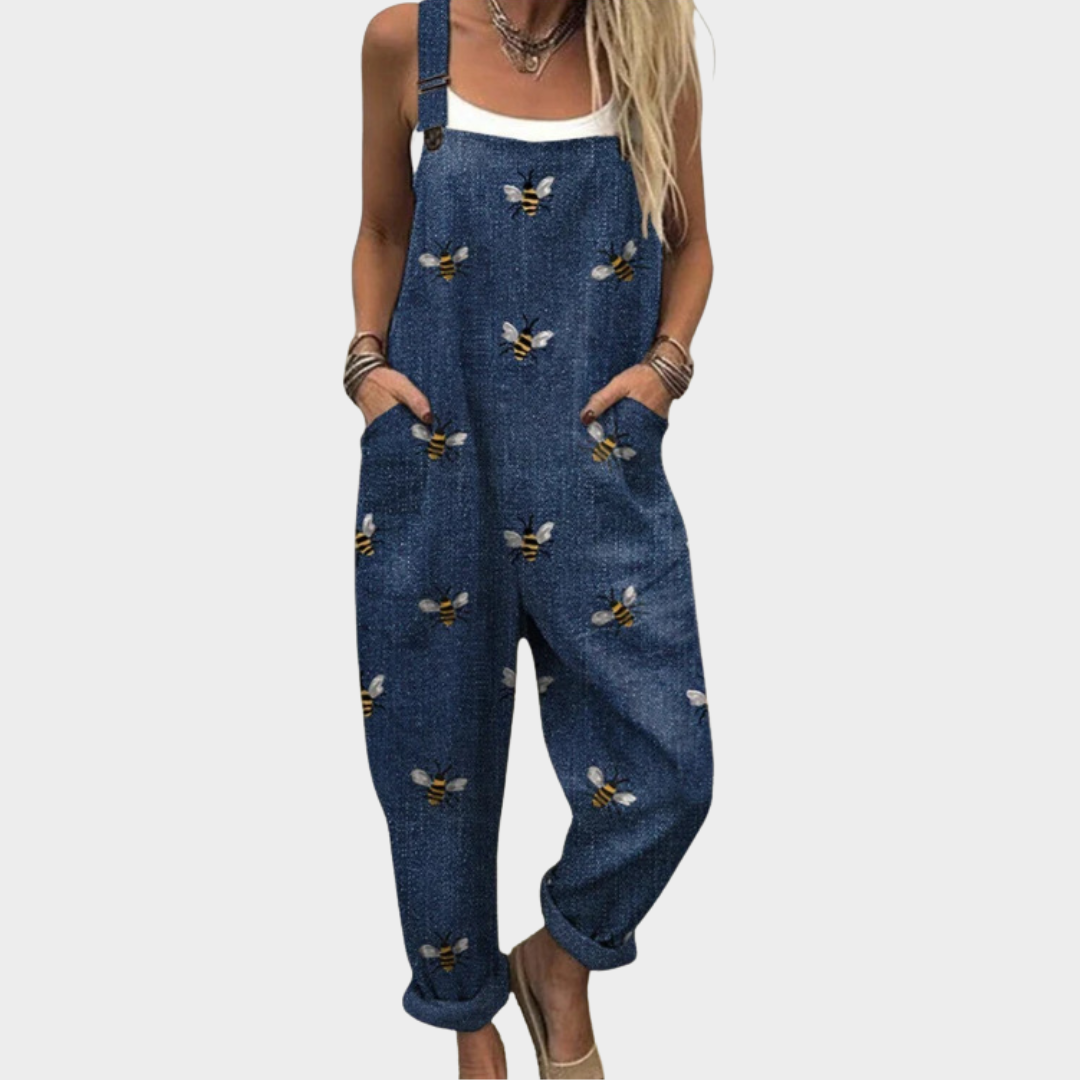 Laurel Printed Overalls for Women