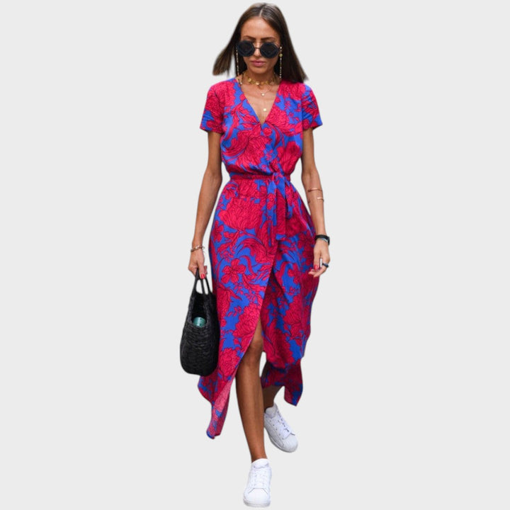 Amelie | Crossed Midi Dress