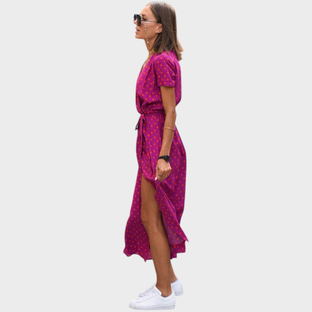 Amelie | Crossed Midi Dress