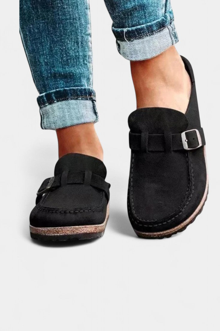 Elora | Classic Suede Clogs