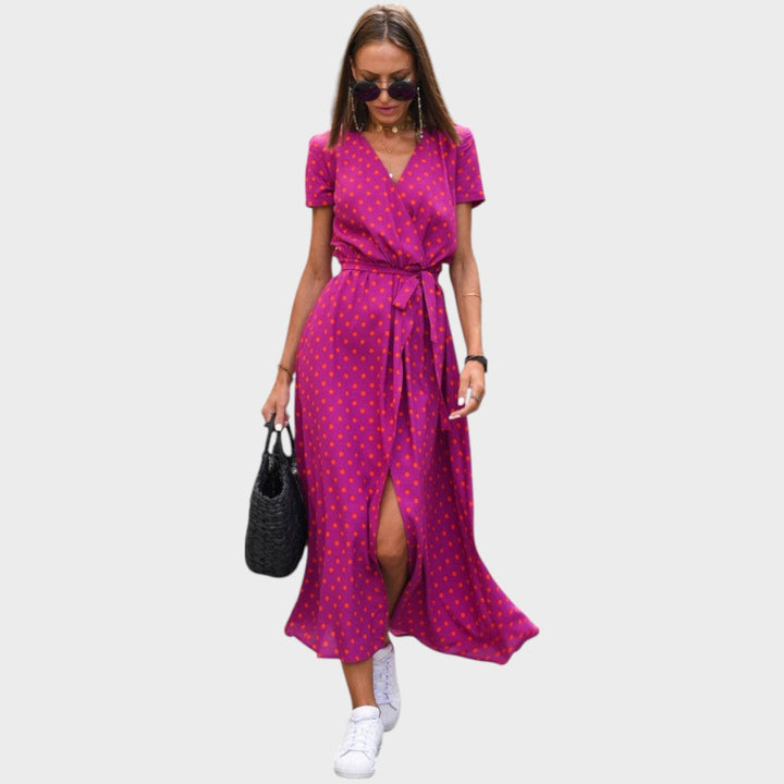 Amelie | Crossed Midi Dress