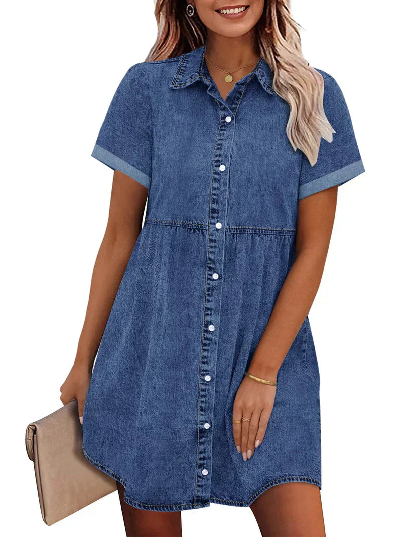 Jane Denim Shirt Dress – Bella Taylor - New York