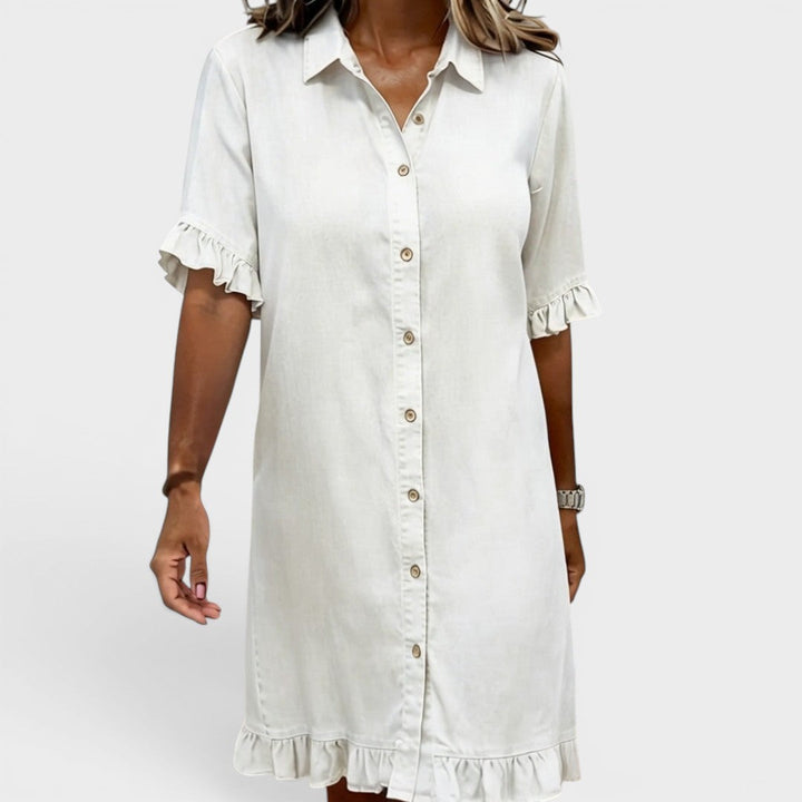 Camille | Elegant Denim Dress