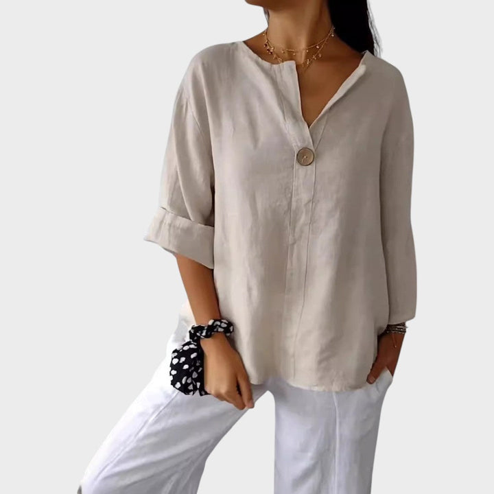 Zamma | Blouse with V-Neck