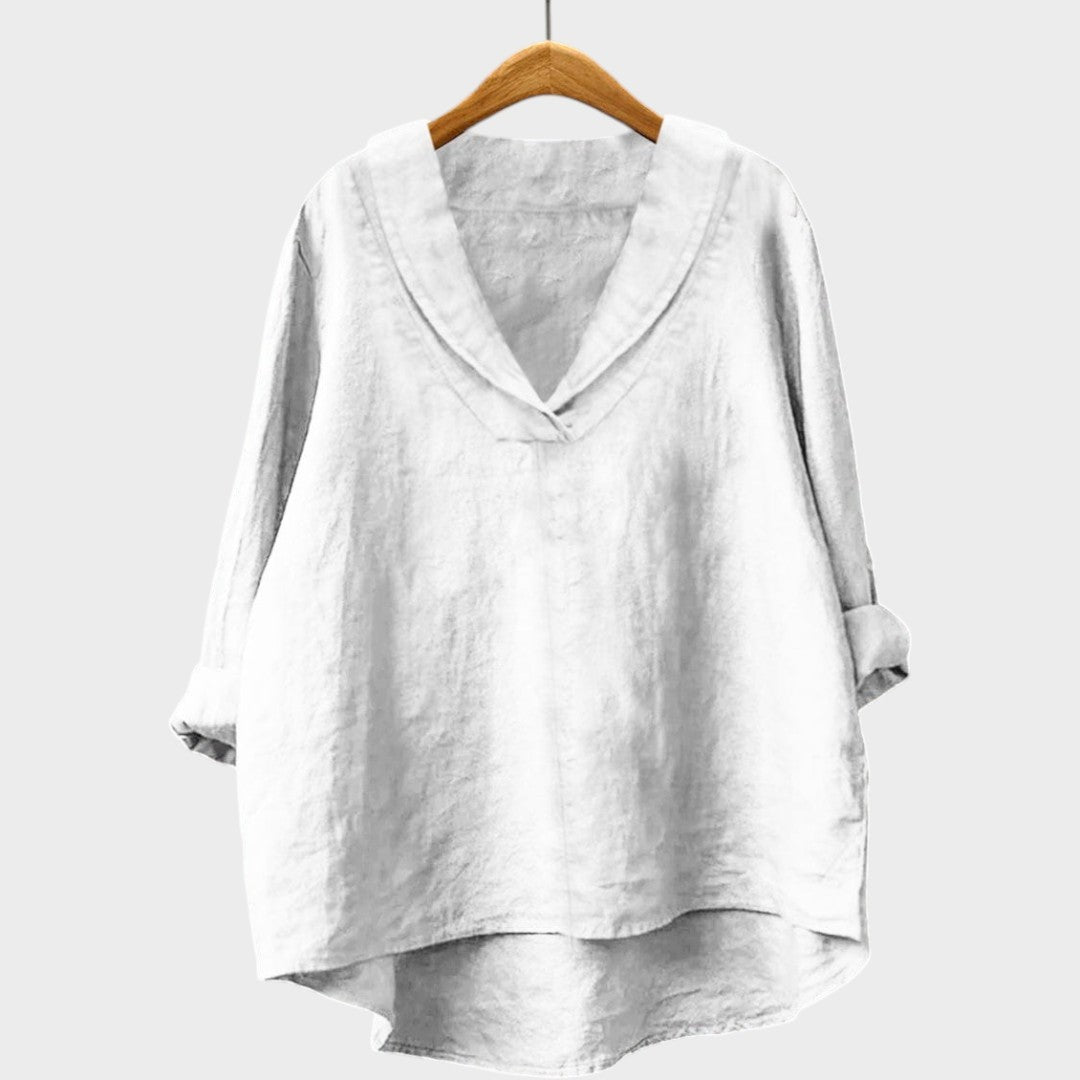 Evelyn | Elegant Breezy Summer Blouse