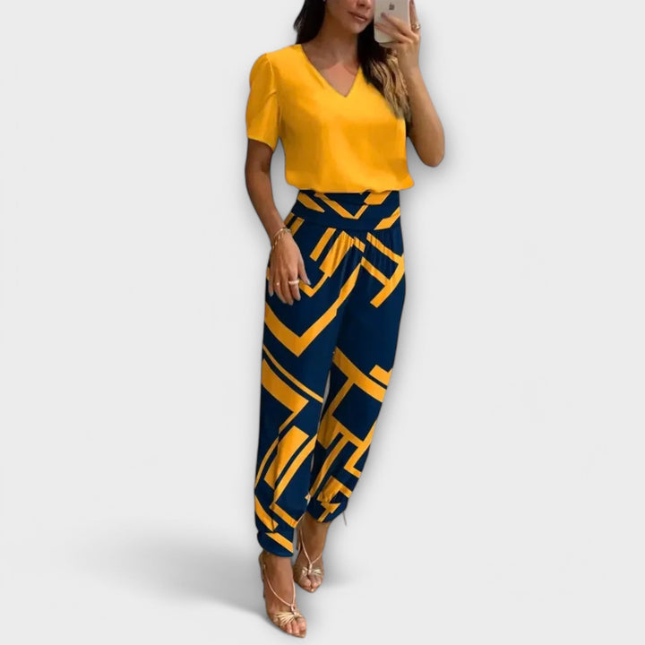 Irmelin | Elegant Set with Top and Pants