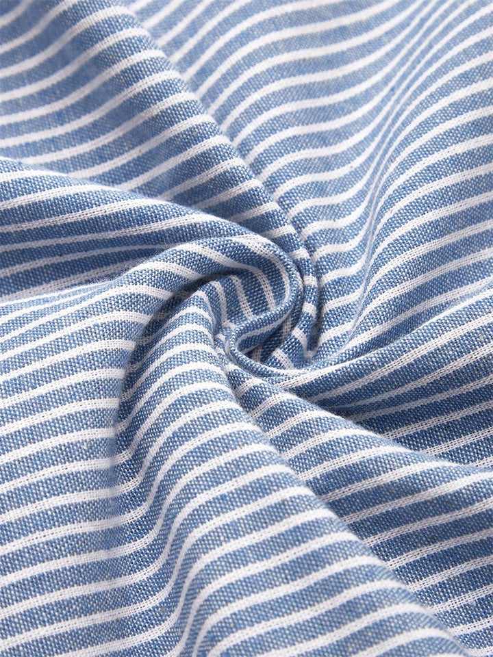 Coralie | Crisp Striped Summer Maxi