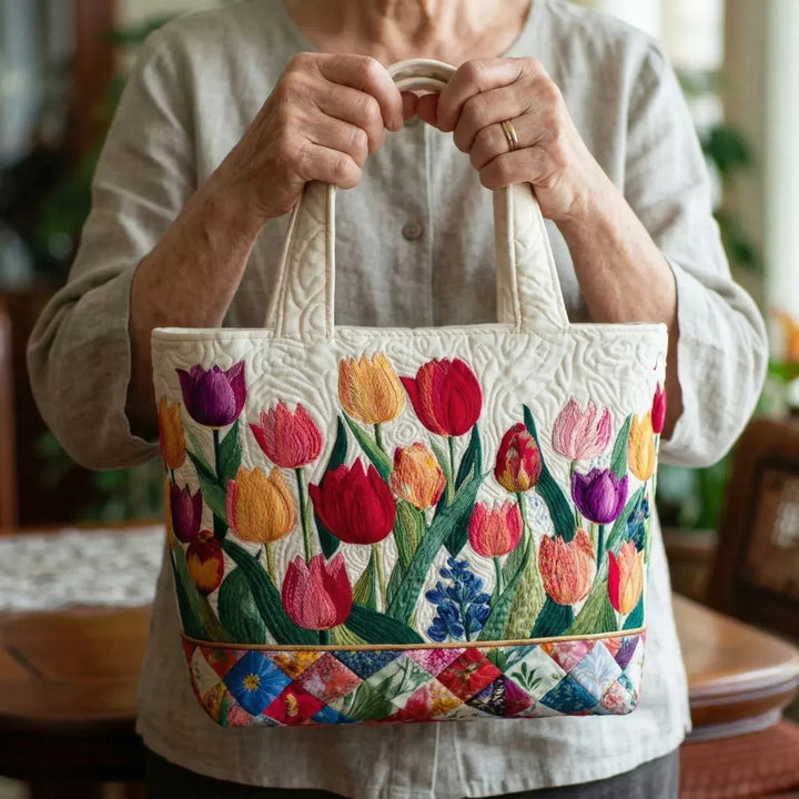 Handcrafted Bag | Tulip Garden