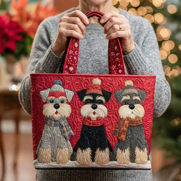 Handcrafted Bag | Trio of Schnauzers