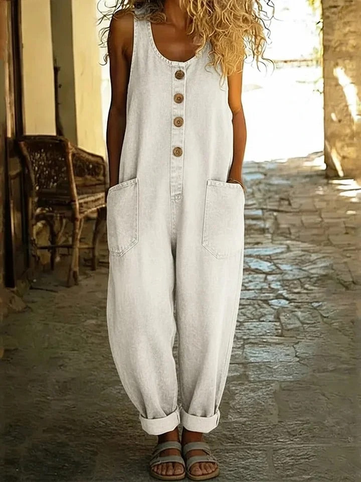 Nancy Vintage-Washed Overalls – Bella Taylor - New York