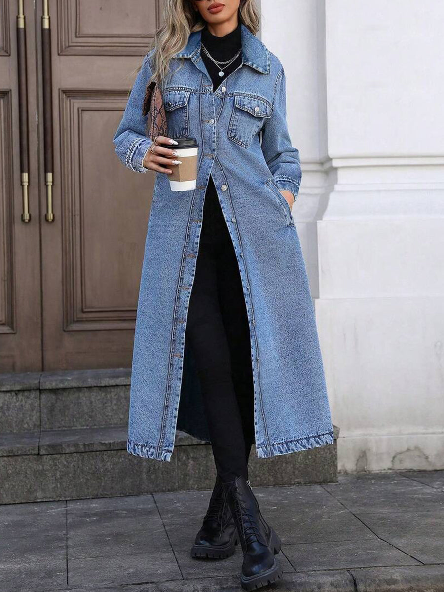 Maya Long Denim Jacket – Bella Taylor - New York