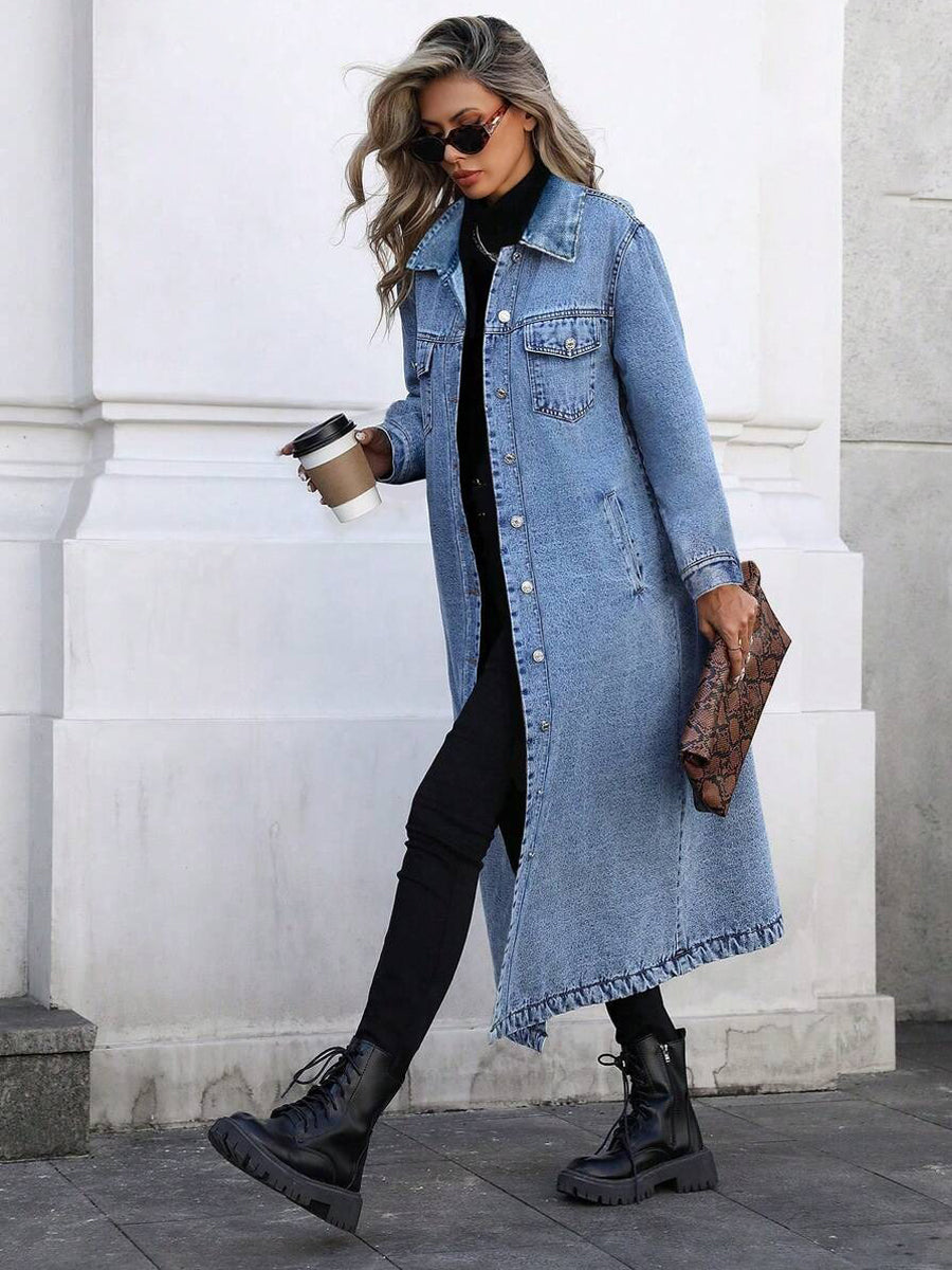 Maya Long Denim Jacket – Bella Taylor - New York