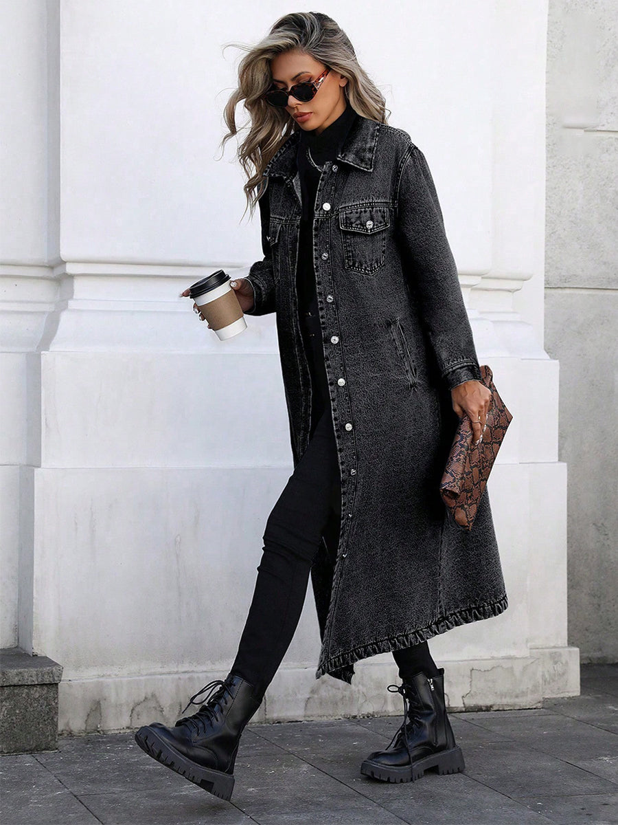 Maya Long Denim Jacket – Bella Taylor - New York