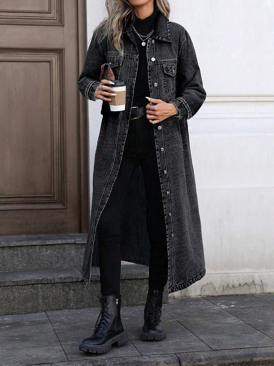 Maya Long Denim Jacket – Bella Taylor - New York